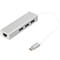 Фото - Концентратор USB-C Digitus, 3хUSB 3.0 + Gigabit Ethernet (DA-70255) | click.ua