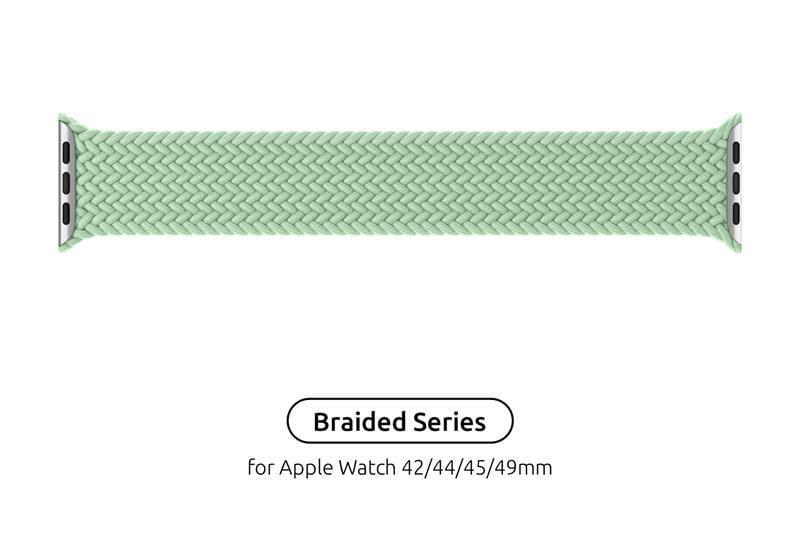 Ремінець Armorstandart Braided Solo Loop для Apple Watch 42mm/44mm/45mm/49mm Mint Size 6 (148 mm) (ARM64913)
