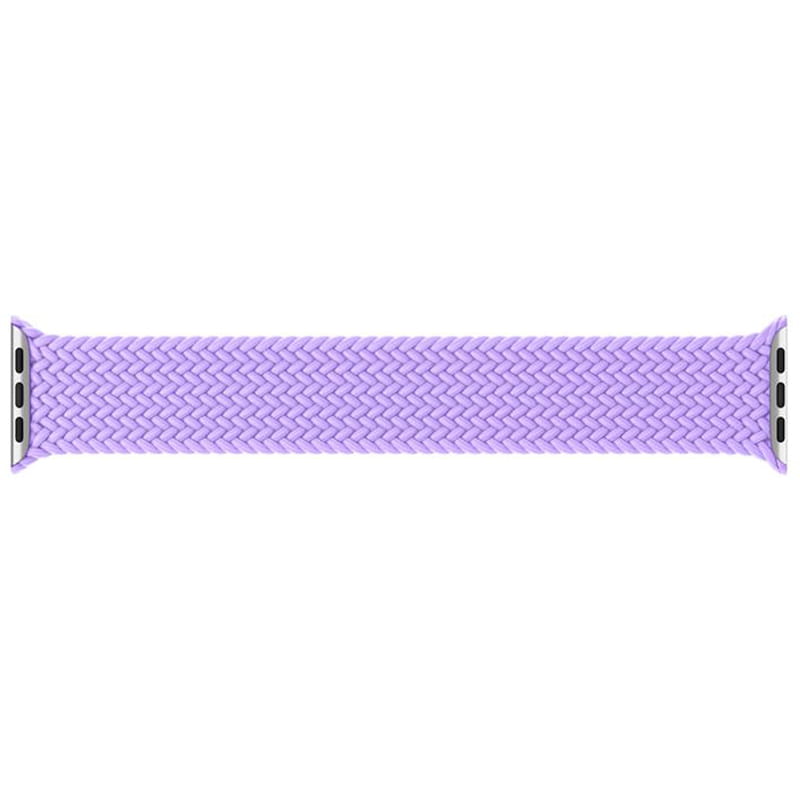 Ремінець Armorstandart Braided Solo Loop для Apple Watch 42mm/44mm/45mm/49mm Lavender Grey Size 6 (148 mm) (ARM64910)