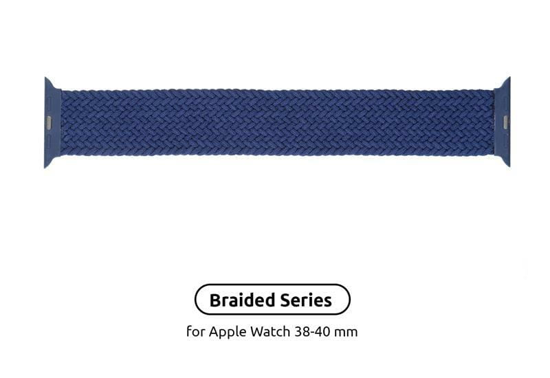 Ремінець Armorstandart Braided Solo Loop для Apple Watch 38mm/40mm/41mm Atlantic Blue Size 2 (120 mm) (ARM58066)