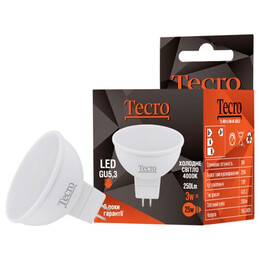 Лампа светодиодная Tecro 3W GU5.3 4000K (TL-MR16-3W-4K-GU5.3)