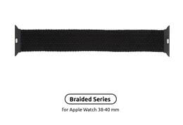 Ремешок Armorstandart Braided Solo Loop для Apple Watch 38mm/40mm/41mm Charcoal Size 2 (120 mm) (ARM58060)