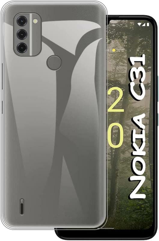 Чехол-накладка BeCover для Nokia C31 Transparancy (708649)