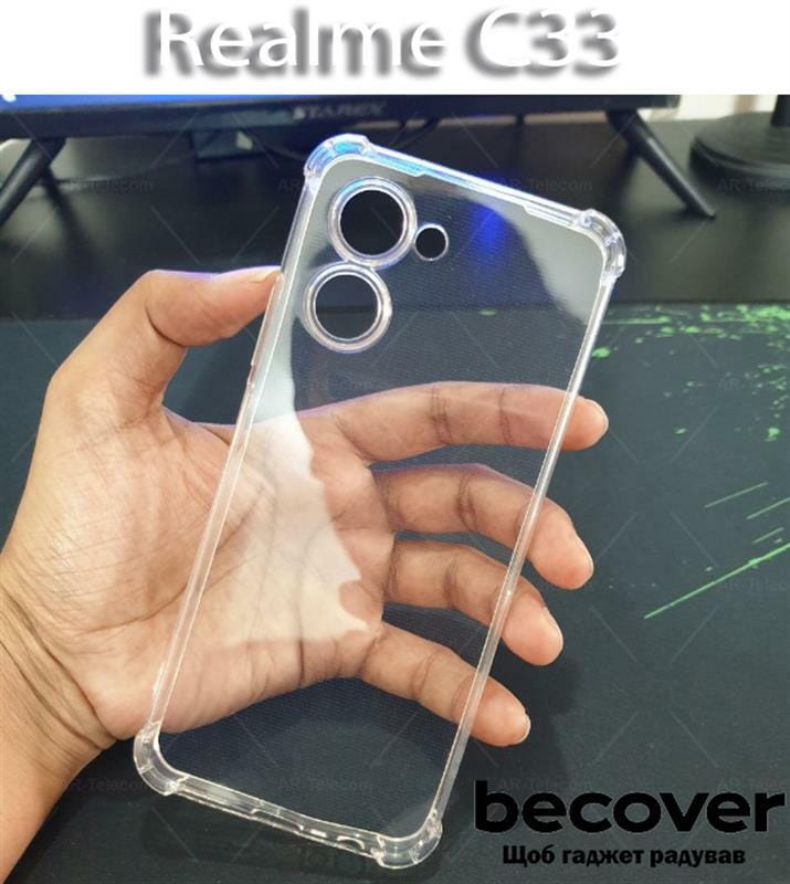 Чохол-накладка BeCover Anti-Shock для Realme C33 Clear (708922)