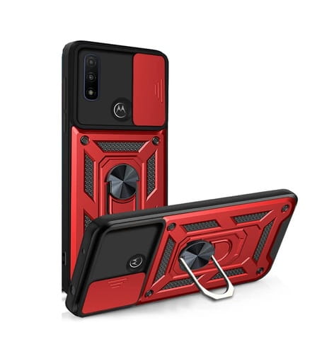 Photos - Case Becover Чохол-накладка  Military для Motorola Moto E20 Red  708835 (708835)
