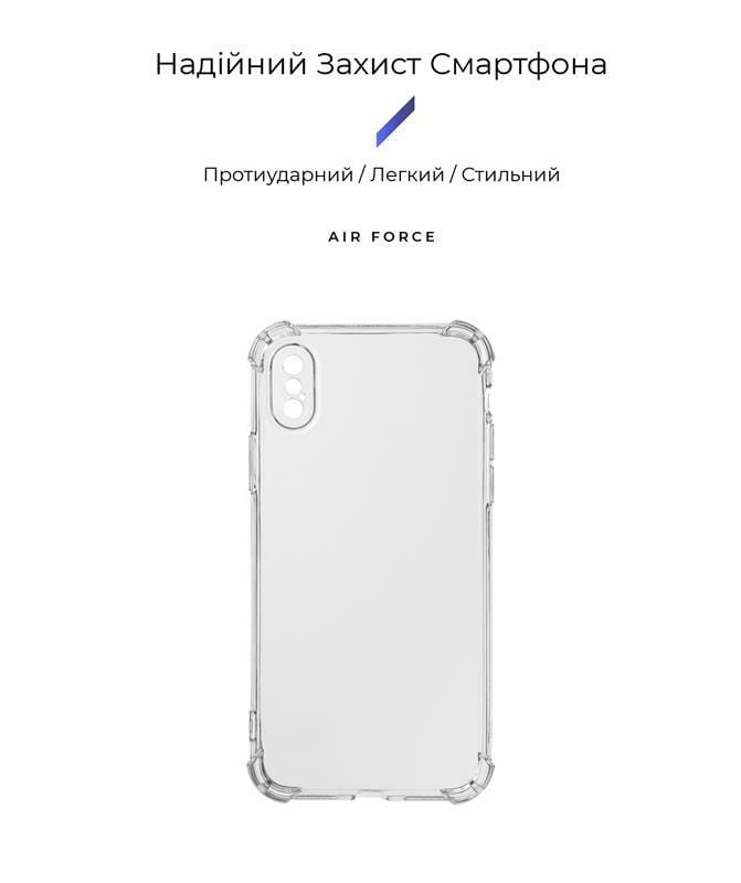 Чехол-накладка Armorstandart Air Force для Apple iPhone X/XS Camera cover Transparent (ARM67047)