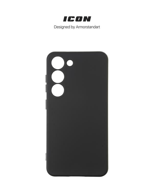 Чехол-накладка Armorstandart Icon для 	Samsung Galaxy S23 SM-S911 Camera cover Black (ARM65452)