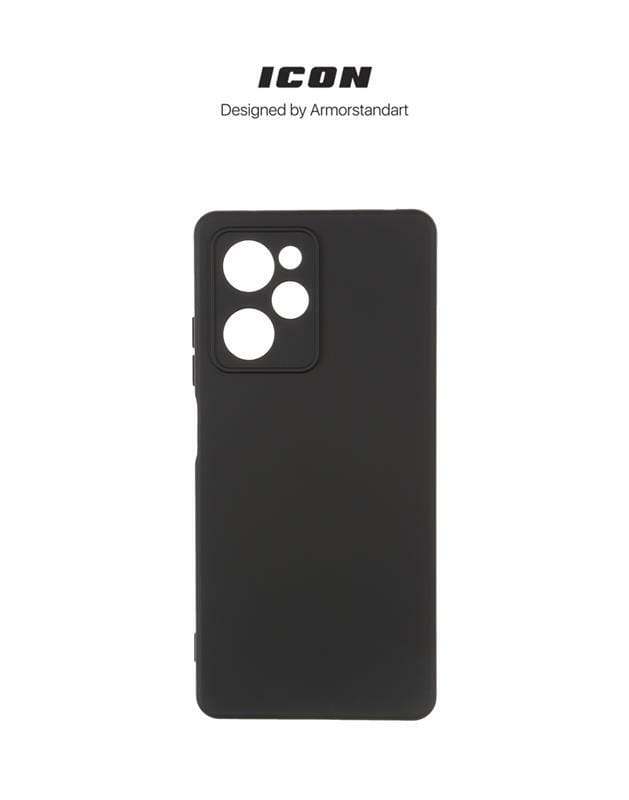 Чехол-накладка Armorstandart Icon для Xiaomi Poco X5 Pro 5G Camera cover Black (ARM66379)