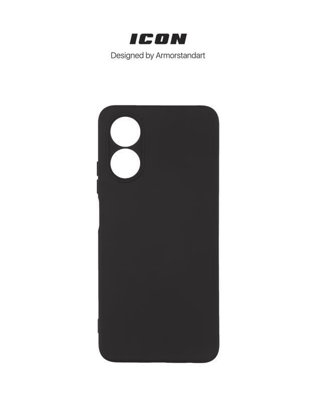 Чехол-накладка Armorstandart Icon для Oppo A17 4G Camera cover Black (ARM64847)
