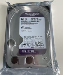 Накопичувач HDD SATA 6.0TB WD Purple 5400rpm 256MB (WD64PURZ)