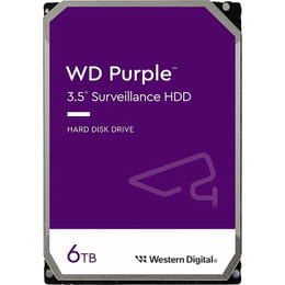 Накопитель HDD SATA 6.0TB WD Purple 5400rpm 256MB (WD64PURZ)