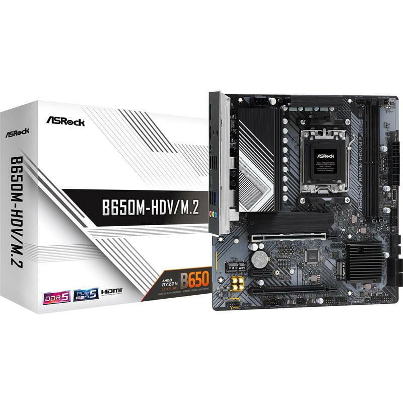 Материнская плата ASRock B650M-HDV/M.2 Socket AM5