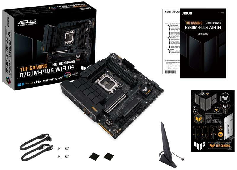 Материнська плата Asus TUF GAMING B760M-PLUS WiFi D4 Socket 1700
