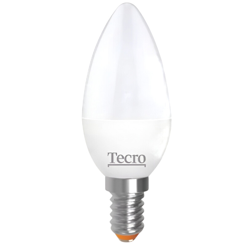 Лампа світлодіодна Tecro 6W E14 3000K (TL-C37-6W-3K-E14)