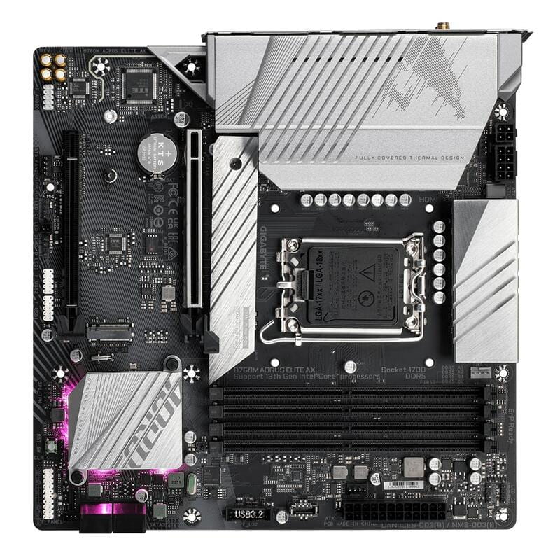 Материнская плата Gigabyte B760M Aorus Elite AX Socket 1700