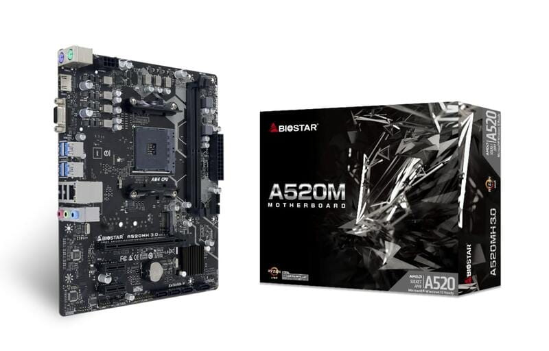 Материнская плата Biostar A520MH Socket AM4