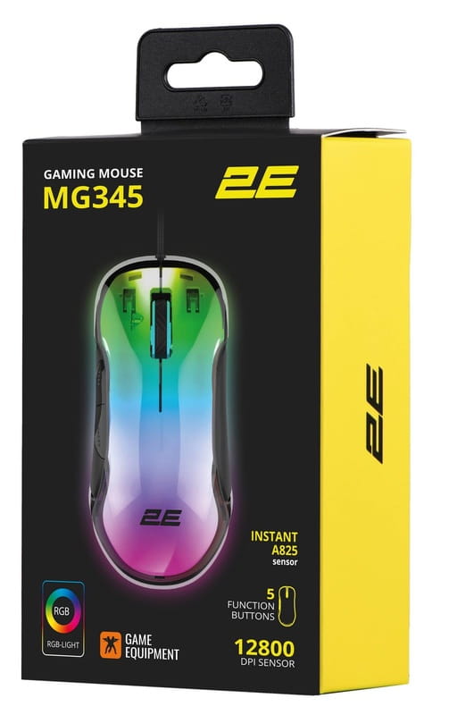 Мышь 2E Gaming MG345 RGB Transparent (2E-MG345TR)