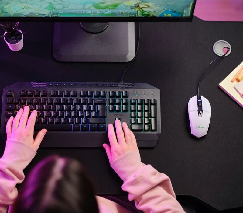 Мышь Trust GXT 109 Felox RGB White (25066)