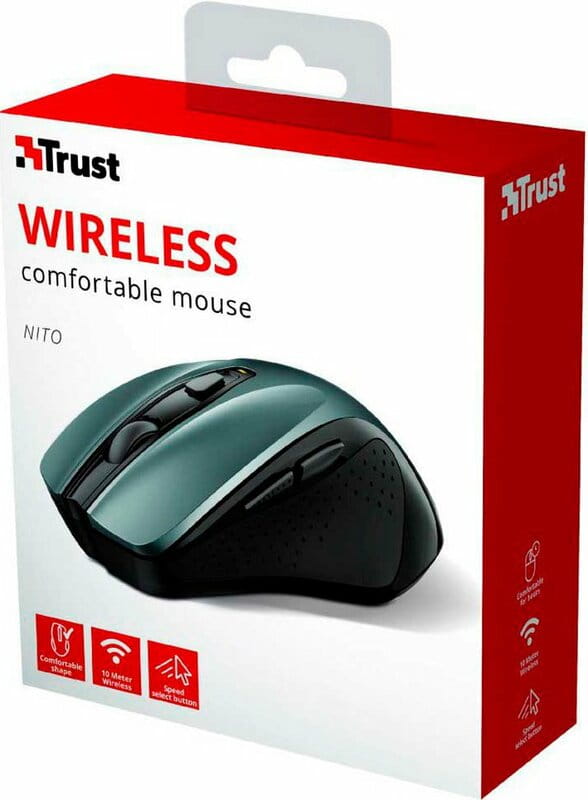 Мышь беспроводная Trust Nito WL Grey/Black (24115)