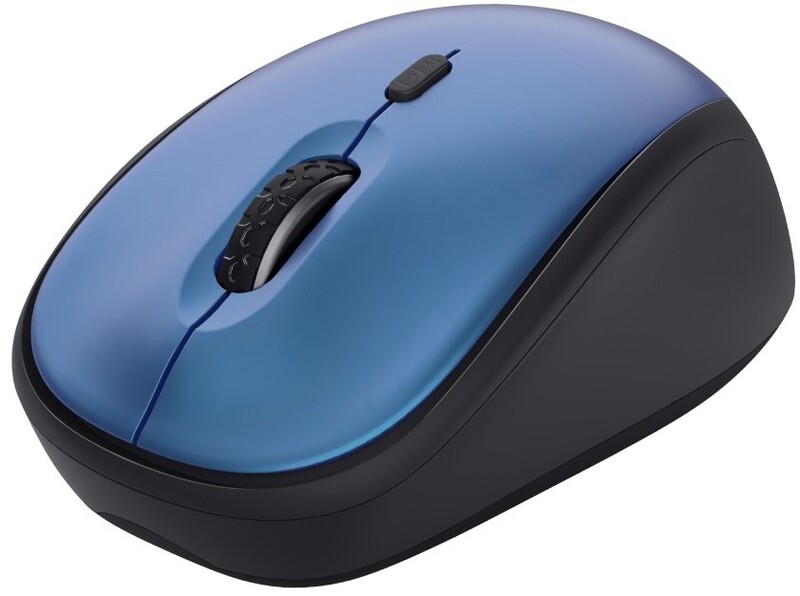 Мышь беспроводная Trust Yvi+ Silent Eco Blue (24551)