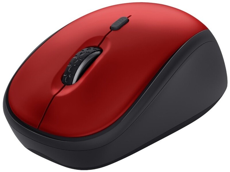 Миша бездротова Trust Yvi+ Silent Eco Red (24550)
