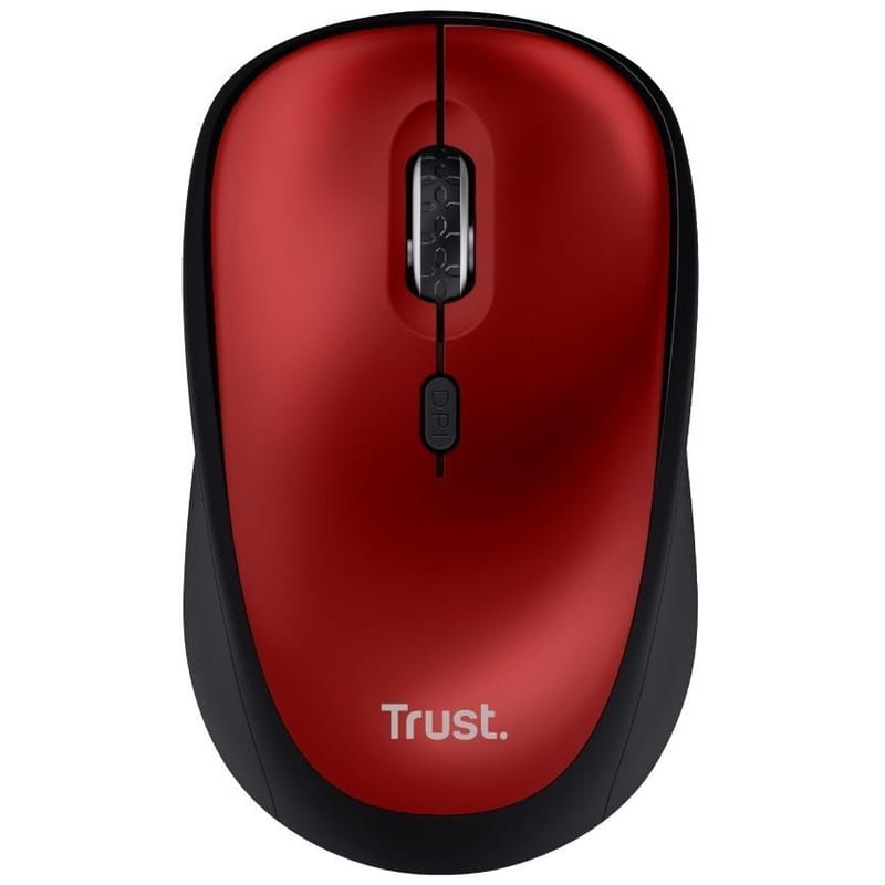 Миша бездротова Trust Yvi+ Silent Eco Red (24550)