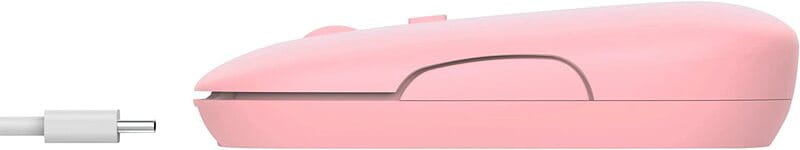 Мышь беспроводная Trust Puck Rechargeable Ultra-Thin BT WL Silent Pink (24125)