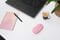 Фото - Миша бездротова Trust Puck Rechargeable Ultra-Thin BT WL Silent Pink (24125) | click.ua