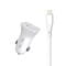 Фото - Автомобильное зарядное устройство SkyDolphin SZ09L (2USB, 3.4A) White (AZP-000108) + кабель Lightning | click.ua