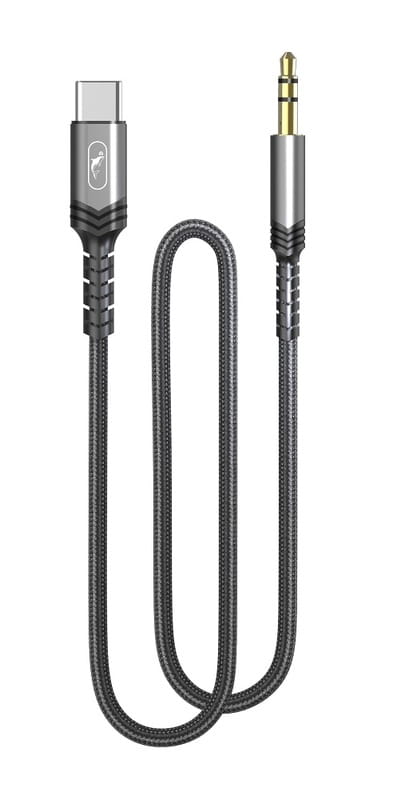 Аудио-кабель SkyDolphin SR29 3.5 мм - USB Type-C (M/M), 1 м, Black (AUX-000076)