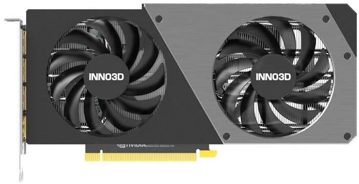 Відеокарта GF RTX 4070 12GB GDDR6X Twin X2 Inno3D (N40702-126X-185252N)