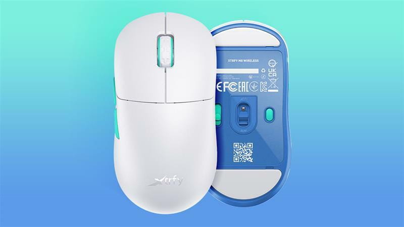 Миша бездротова Xtrfy M8 Wireless White (M8W-RGB-WHITE)