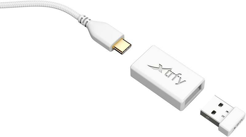 Мышь беспроводная Xtrfy M8 Wireless White (M8W-RGB-WHITE)