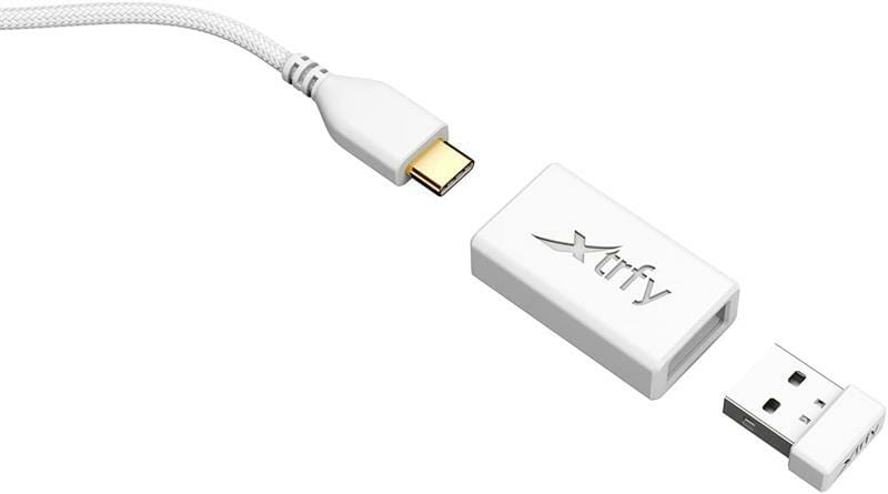 Миша бездротова Xtrfy M8 Wireless White (M8W-RGB-WHITE)