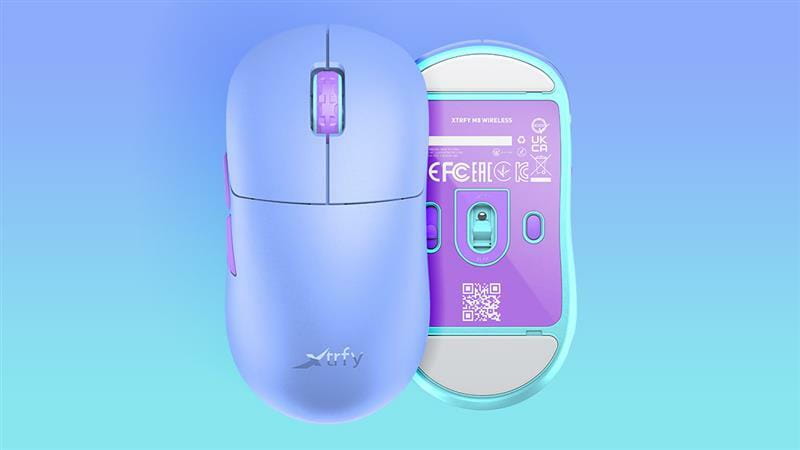 Миша бездротова Xtrfy M8 Wireless Frosty Purple (M8W-RGB-PURPLE)