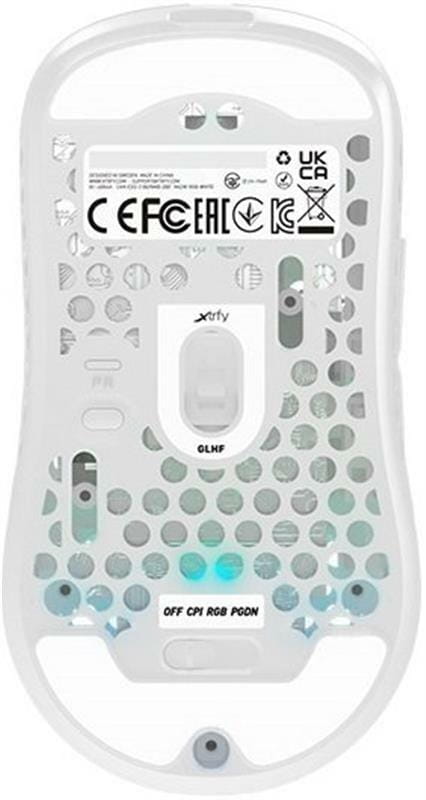 Миша бездротова Xtrfy M42 RGB Wireless White (M42W-RGB-WHITE)