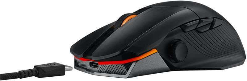 Мышь беспроводная Asus ROG Chakram X Origin RGB Black (90MP02N1-BMUA00)