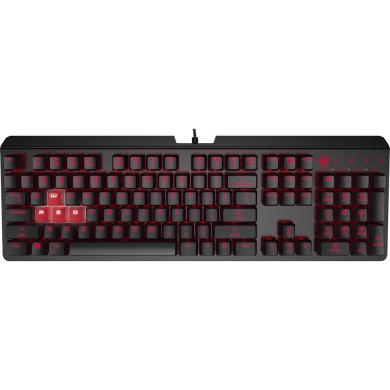 Клавиатура HP Omen Encoder Red Black (6YW76AA)