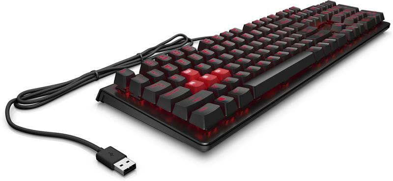 Клавиатура HP Omen Encoder Red Black (6YW76AA)