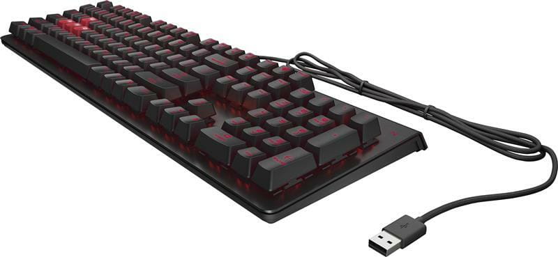 Клавиатура HP Omen Encoder Red Black (6YW76AA)