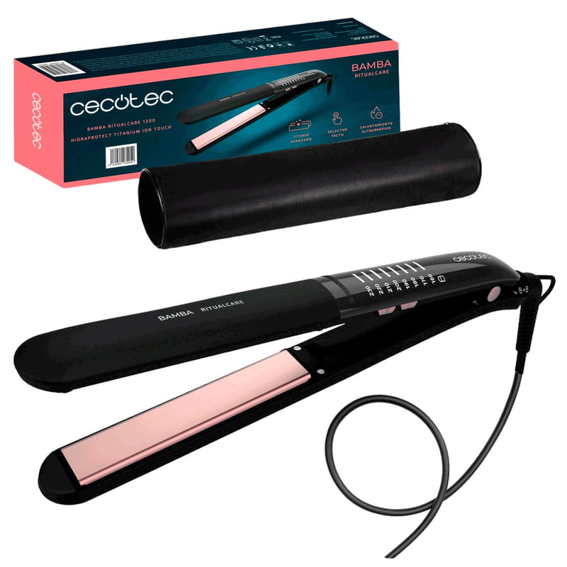Випрямляч для волосся Cecotec Plancha de pelo Bamba RitualCare 1200 Titanium IonTouch (CCTC-03405)