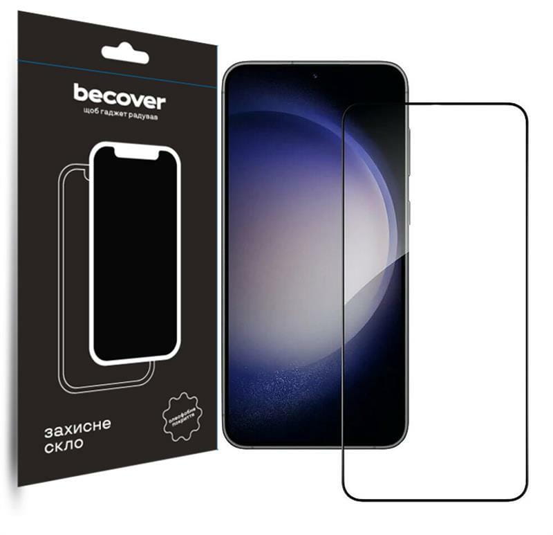 Защитное стекло BeCover для Samsung Galaxy S23 SM-S911 Black (708821)