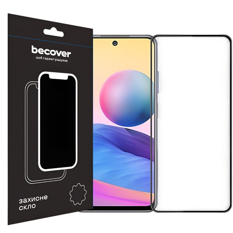 Захисне скло BeCover для Xiaomi Redmi Note 12 4G/Note 12 5G/Poco X5 5G Black (708783)