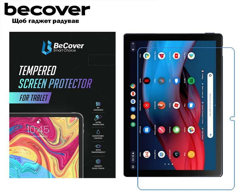 Защитное стекло BeCover для Google Pixel Slate i5 / i7 / m3 12.3" (708914)