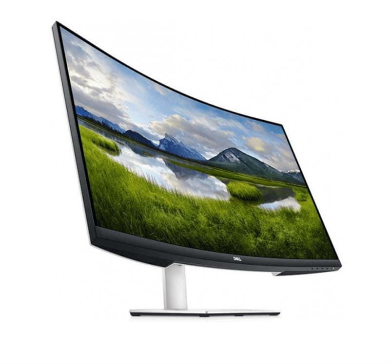 Монитор DELL 31.5" S3221QS (210-AXLH) VA Silver Curved