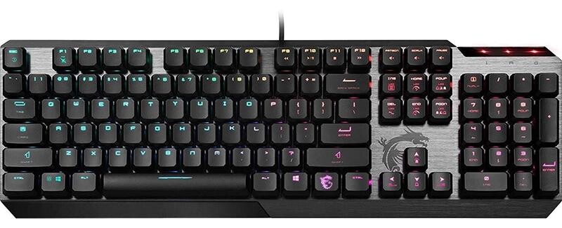 Клавіатура MSI Vigor GK50 Low Profile UA Black (S11-04UA213-GA7)