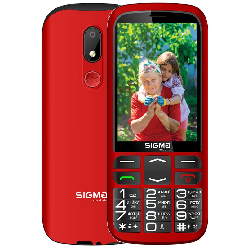 Мобильный телефон Sigma mobile Comfort 50 Optima Type-C Dual Sim Red (4827798122327)