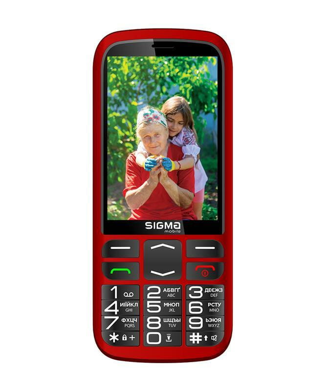 Мобильный телефон Sigma mobile Comfort 50 Optima Type-C Dual Sim Red (4827798122327)