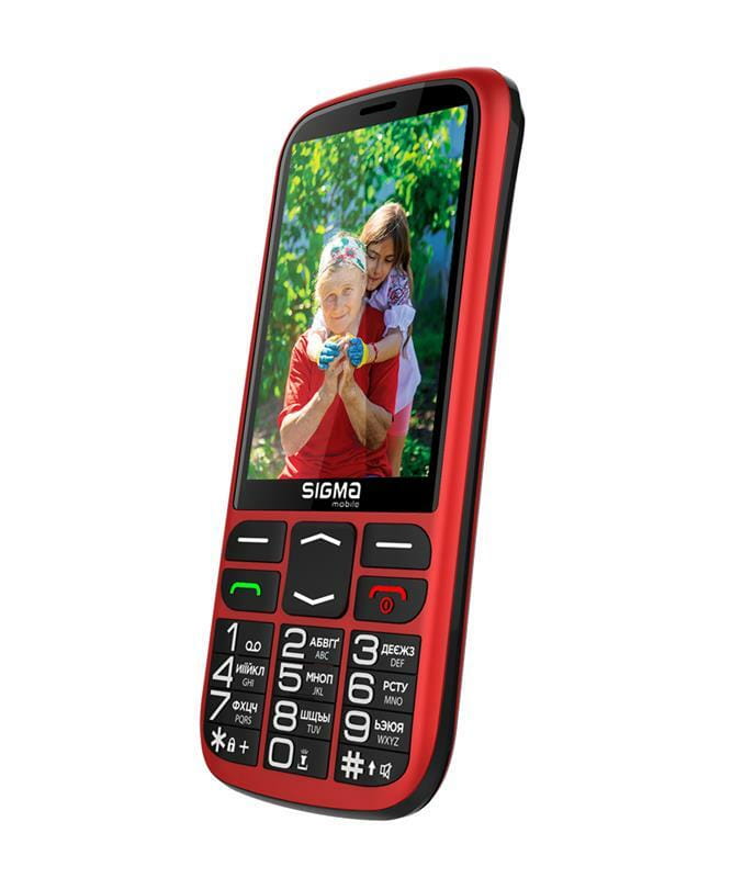Мобильный телефон Sigma mobile Comfort 50 Optima Type-C Dual Sim Red (4827798122327)