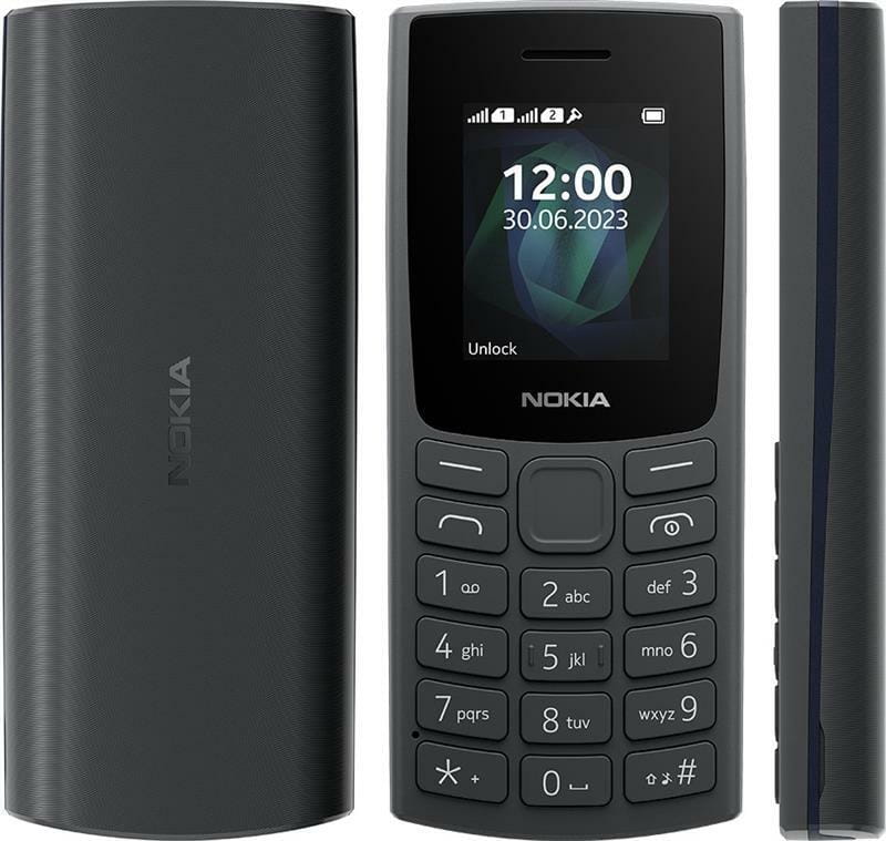 Мобильный телефон Nokia 105 2023 Dual Sim Charcoal